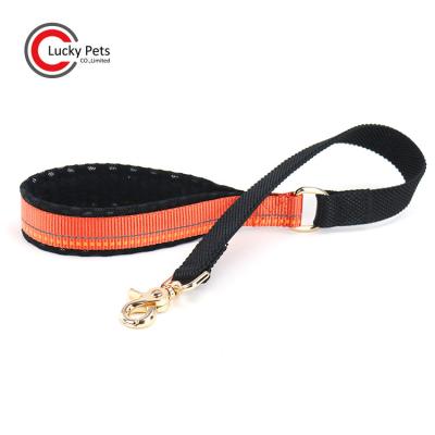 China Customized Polyester Shockproof Elastic Dog Swivel Hook Pet Short Stretch Leash For Training for sale