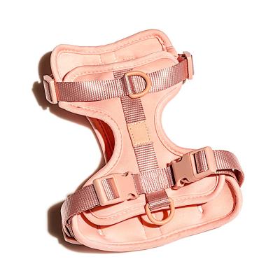 China Manufachighly Customized Tough No Pull Comfortable Soft Breathable Neoprene Novelty Dog Harness for sale