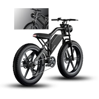 China Factory Wholesale Aluminum Alloy Snowmobile 4.9 Variable Fat Tire Speed ​​Adult Electric Bike 26 Inch Mountain for sale