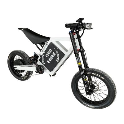 China Cheap Aluminum Alloy 72V 8000W Electric Bicycle Top Speed ​​110km/h Fat Tire E-Bike Lithium Battery Electric Mountain Bike Conversion Kit for sale