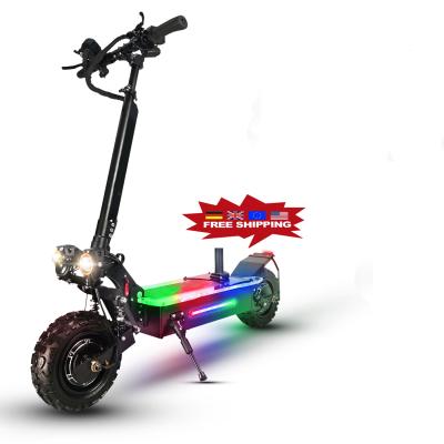 China Adult Off Road 11Inch 60v 5600W Unisex Fast Delivery 5600w British Free Foldable Electric Scooter For Sale for sale