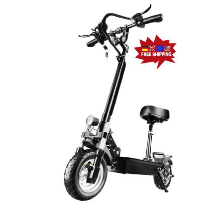 China US EU Warehouse Q08 Dual Power Scooter 10.5inch Off Road Motor 2400W Motor 2400W Unisex Powerful Electric Scooter Adult US for sale