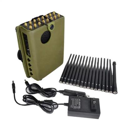 China Aluminium legering Militaire GPS Jammer 8 Antenne 240V ODM Te koop