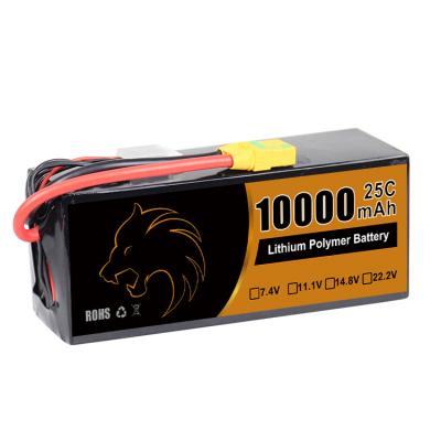 China 22.2V 6S 10000mAh Bateria de drones UAV 25C 6S RC Lipo Baterias para drones UAV Bateria agrícola à venda