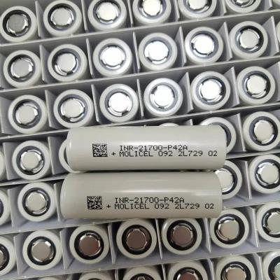 Κίνα 100% Original 21700-P42A 4200mAh with high capacity MOLICEL 21700-P42A 21700 30A discharge P42A προς πώληση