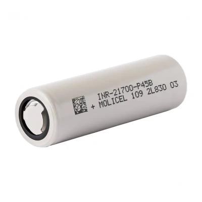 China Molicel Inr21700 P45b 4500mah 45a Pk 21700 4200mah P42a 30a 3.7v Li Ion Rechargeable Battery zu verkaufen