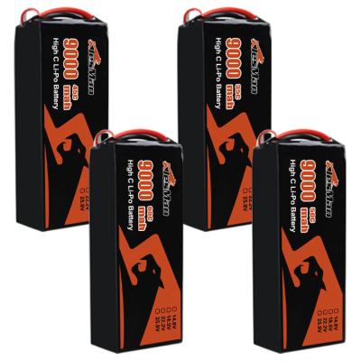 China KlesMan 6S Lipo Drone Batería 9000mah 22.2V Li-ion Polímero de litio Baterías para RC FPV Drone UAV en venta