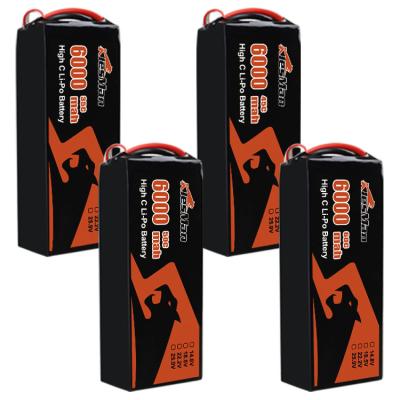 China Klesman 6S 60C 6000mah 7000mAh Batería para drones 800Times Vida útil del ciclo FPV Lipo Batería Pack en venta