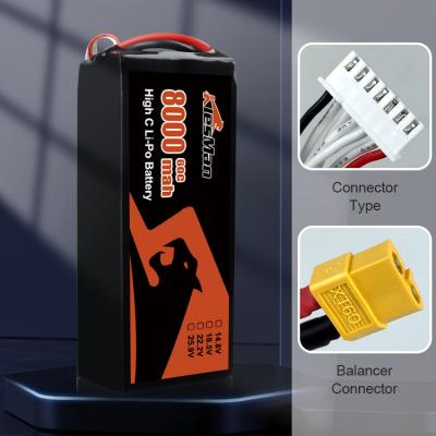 中国 8S1P 30.4V 8000mAh 25C ドローン リポ バッテリー 1120g FPV UAV ドローン 13-15インチ FPV ドローン 販売のため