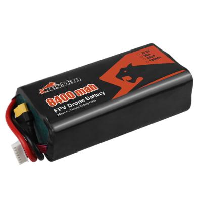 China Molicel 21700 Low Temperature P42A Battery 22.2V 6S2P 8400mAh Lipo Battery for FPV 7inch Drone en venta