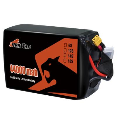 China Lipo-FPV-Drohnenbatterie mit hoher Kapazität XT60 6S 44000 MAh 22.2V 10C Lipo-Batterie für landwirtschaftliche Drohnen zu verkaufen