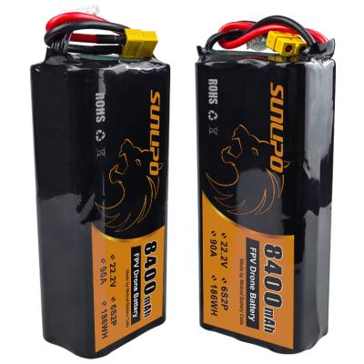 China Molicel 21700 Low Temperature P42A Battery 22.2V 6S2P High Capacity For 7inch 10inch FPV Drone en venta