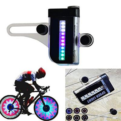 China Safety Signs 32 LED Patterns Bike Wheel Lights Signal Multiple Styles Led Bike Led Spoke Lights for sale