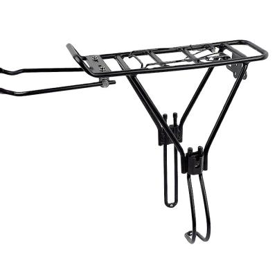 China Durable Bicycle Rear Rack Luggage Carrier Quick Release Alloy Bike Moving Carrier for sale