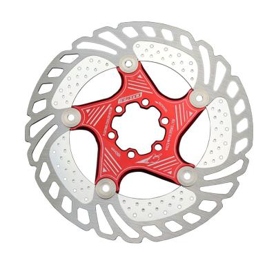 China Mountain Road Bike MTB Safety Disc Brake Rotor Floating 160 Efficient Heat Dissipation 180 Mm Bicycle Brake for sale