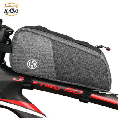 China Reflective Upper Pipe Recycling Outdoor Front Waterproof Bicycle Rack Bag Logo Bicycle Bag Mountain Bike Accessories for sale