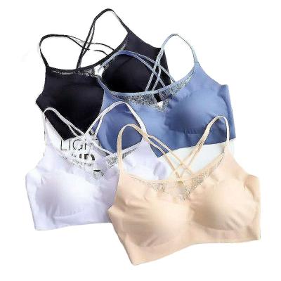 China Condole Breathable Women's Wrapped Chest The Belt Underwear Bra With Eight Rows Of Buttons Strapless Vest for sale