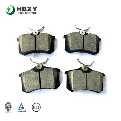 China Wholesale Auto Ceramic Metallic Brake Pads Automotive Sets Brake System Brake Pad For VW Audi Peugeot for sale