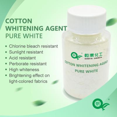 Chine Agent blanchissant pour le coton blanc pur, colorant blanc pour augmenter le blanc des textiles en coton à vendre