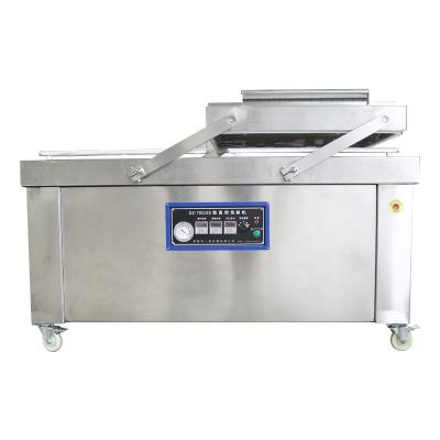 China Hot Sales Food Double Chamber Vacuum Packing Machine For Seafood Meat Fish Pork Beef Rice Grain Vacuum Sealer Machine DZ400 for sale