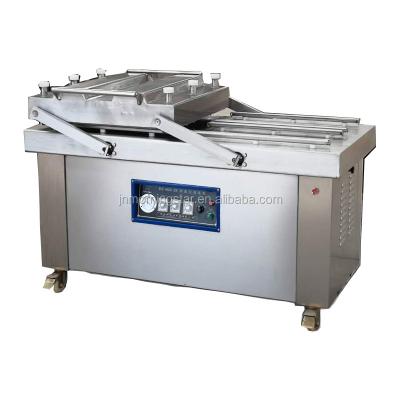 China Food Double Chamber Vacuum Packing Machine for Seafood Meat Fish Pork Beef Rice Grain Vacuum Sealer Machine for sale