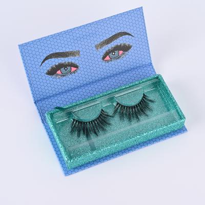 China Long Natural Private Label 18Mm 3 D Curve Mink Eyelash Fluffy Mink Eyelashes With Package 100% for sale