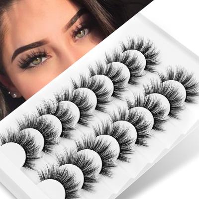 China Natural Long Eyelash Wholesaler Customized Boxes 5D Mink Lashes Private Label Eyelashes With Packaging Box for sale