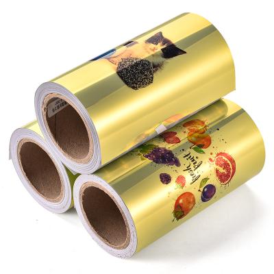 China Wholesale Waterproof Printable Self Adhesive Vinyl PET Film Foil Roll Glossy Inkjet Sticker Paper for sale