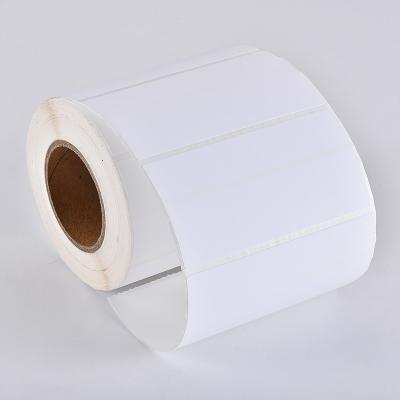 China Matte White PP Waterproof Synthetic Sticker Rolls Paper Self Adhesive Inkjet A4 Marks Matte Sticker Paper for sale