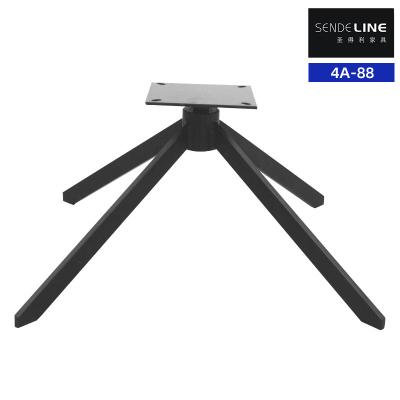 China Sofá de cuatro patas Silla de oficina Base de reemplazo Color negro Diámetro 700mm en venta