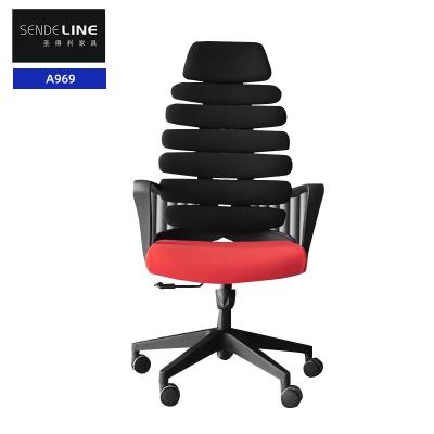 China Fashion Ergonomic Mesh Office Chair Black Staff Swivel Student Chair for sale