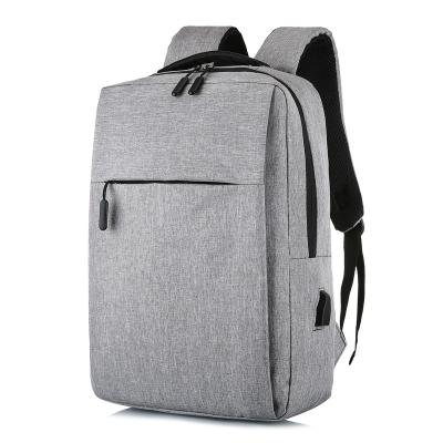 China With USB New Fashion Collage School Bag Business Backpack With Left USB Men Laptop Filling Backpacks for sale