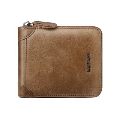 China New Fashion Travel Quality Short Waterproof Purse Small Wallet For Men for sale