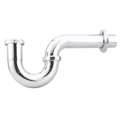 China Brass Strainer Lavatory Chrome Waste Pipe Drain Bottle P Trap for sale