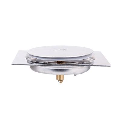 China Automatic Strainer Stainless Steel Floor Drain For Bathroom for sale