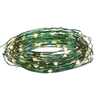 China Custom 200M Green 2000LED Wire USB Plug In Fairy String Garland With Waterproof For Christmas Wedding Garden Patio Light Outdoor Decor for sale