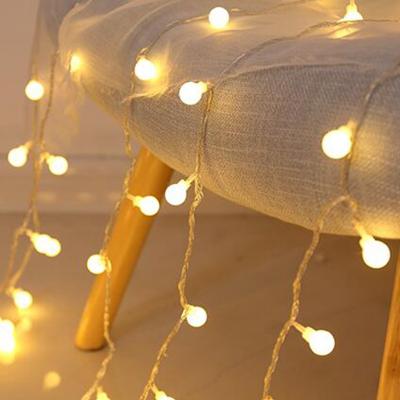 China LED Lighting Cherry Ball Fairy Lights Holiday Garland String Lights for Christmas Tree Wedding Home Room Indoor Decoration Light Warm White for sale