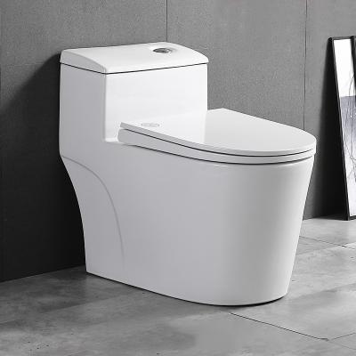 China High-Efficient Automatic Operation Sanitary Ware Toilet Standard Size One Piece Western Price for sale