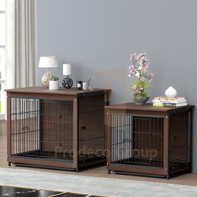 China 2022 High Quality Breathable Modern Indoor Medium Wooden Pet Dog Crates Small Dog Crates for sale