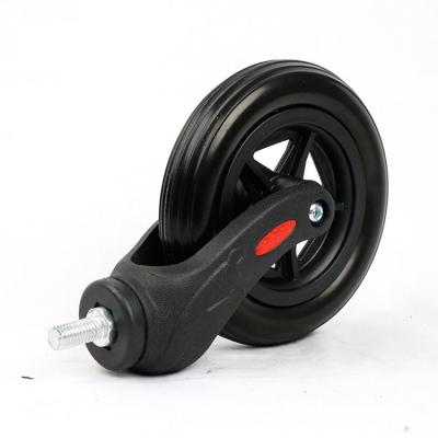 China Hotels Wheelchair Spare Parts Wheelchair Caster 8 Inch Wheelchair Wheels Front Wheel en venta