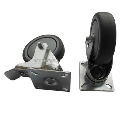 China Pipe / Furniture / Medical / Wheelchair etc. swivel furniture pvc pipe caster wheel à venda