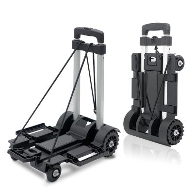 China Folding Folding Hand Truck Trolley Luggage Cart Return Wheels Foldable Shopping for sale