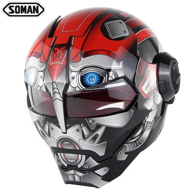 China Moto Capacete Casco Moto Full Face Motorcycle Helmets Ironman Flip Up Motocross Helmets Men Full Face Motorcycle Helmet for sale