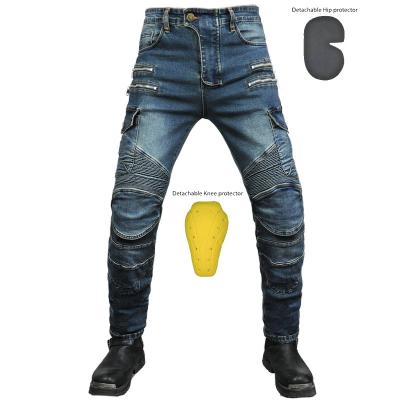 China Breathable Motorcycle Pants Pantalon Moto Homme Racing Motocross Motorpoof Jeans Protective Touring Pants Masculina for sale