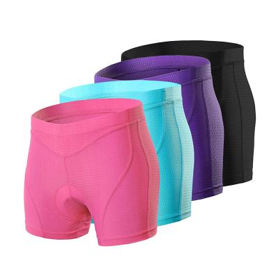 China Plus Size 2021 New Ladies Cycling Underwear 3D Pading Mountain Bike Bicycle Shockproof Shorts Cycling Sports Underwear Tights for sale