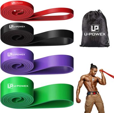 China Latex Pull Up Aid Band Fitness Strength Band Power Exercise Latex Stretch Custom Resistance Bands for sale