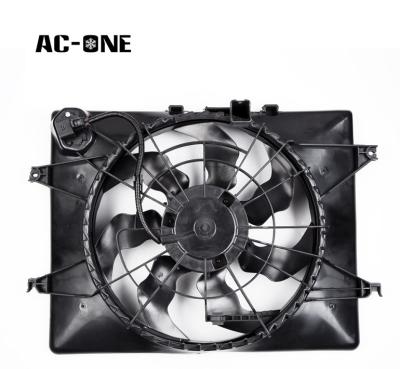 China Hot Selling ACONE 0142 Automotive Cooling System Fan OEM 97730-1E000 97730-1E100 25380-1E000 25380-1E100 For Hyundai Accent Radiator Fan for sale