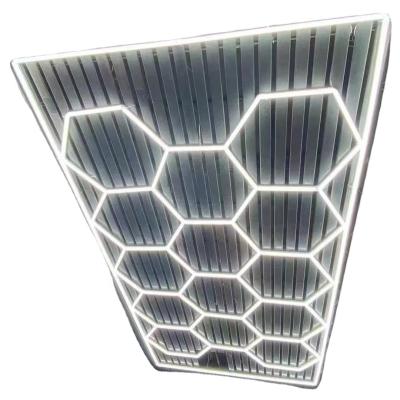 China 2021 New car wash station ceiling lamp car special beauty lamp honeycomb repair shop ceiling dust protected lamp for sale