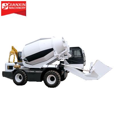 China Hot Sale 1/1.5cubic Automatic Mixer Meters Small Self Loading Concrete Mixer Truck for sale