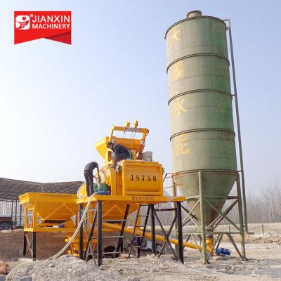 China Concrete Plant JS750 Mixer 35M3 Per Hour Concrete Mixing Plant for sale